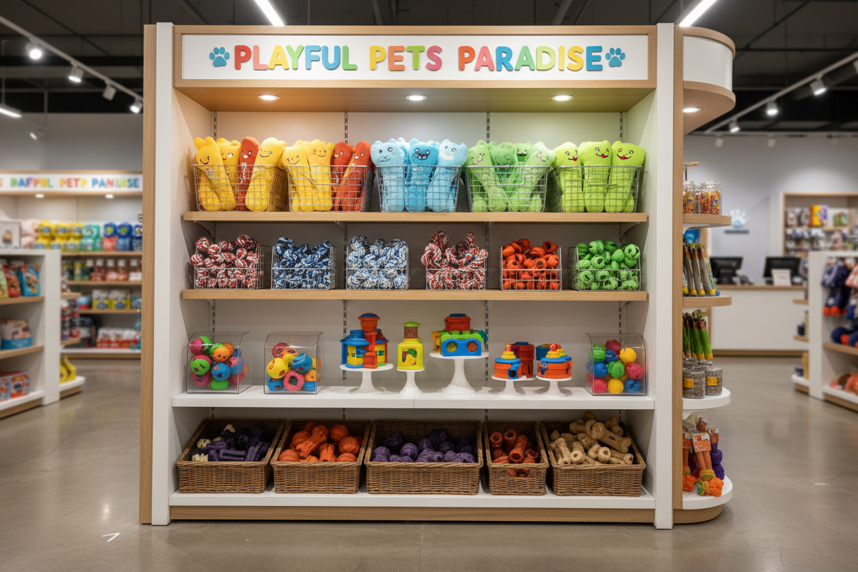 Pet toy display